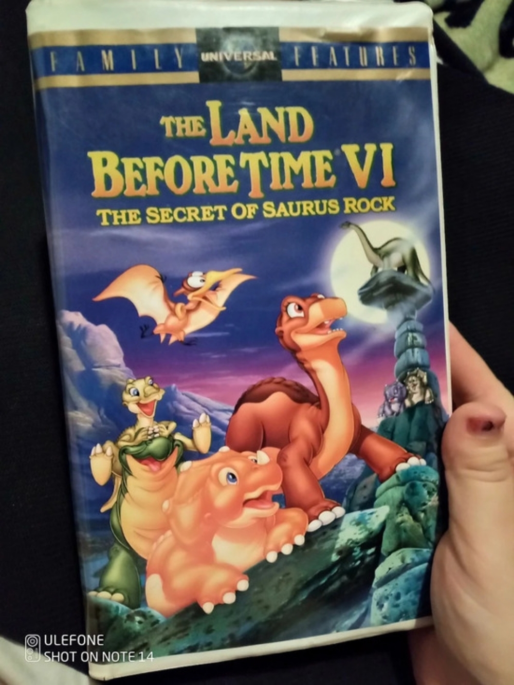Universal The Land Before Time VI: The Secret of Saurus Rock VHS Tape